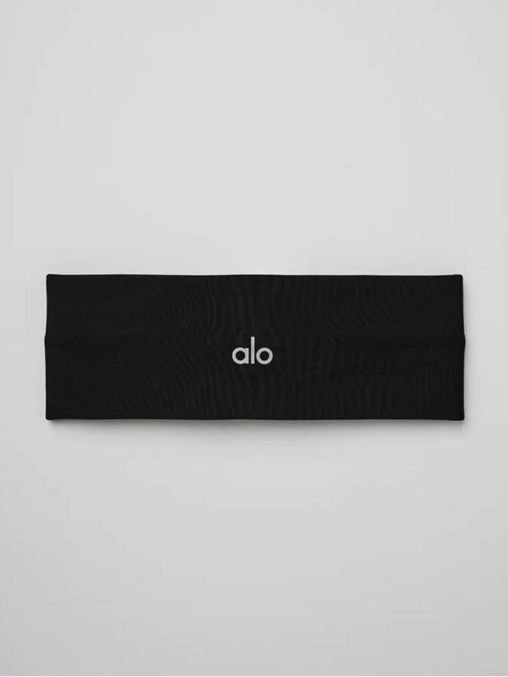 ALO Yoga Black Headband with Silicone Grip